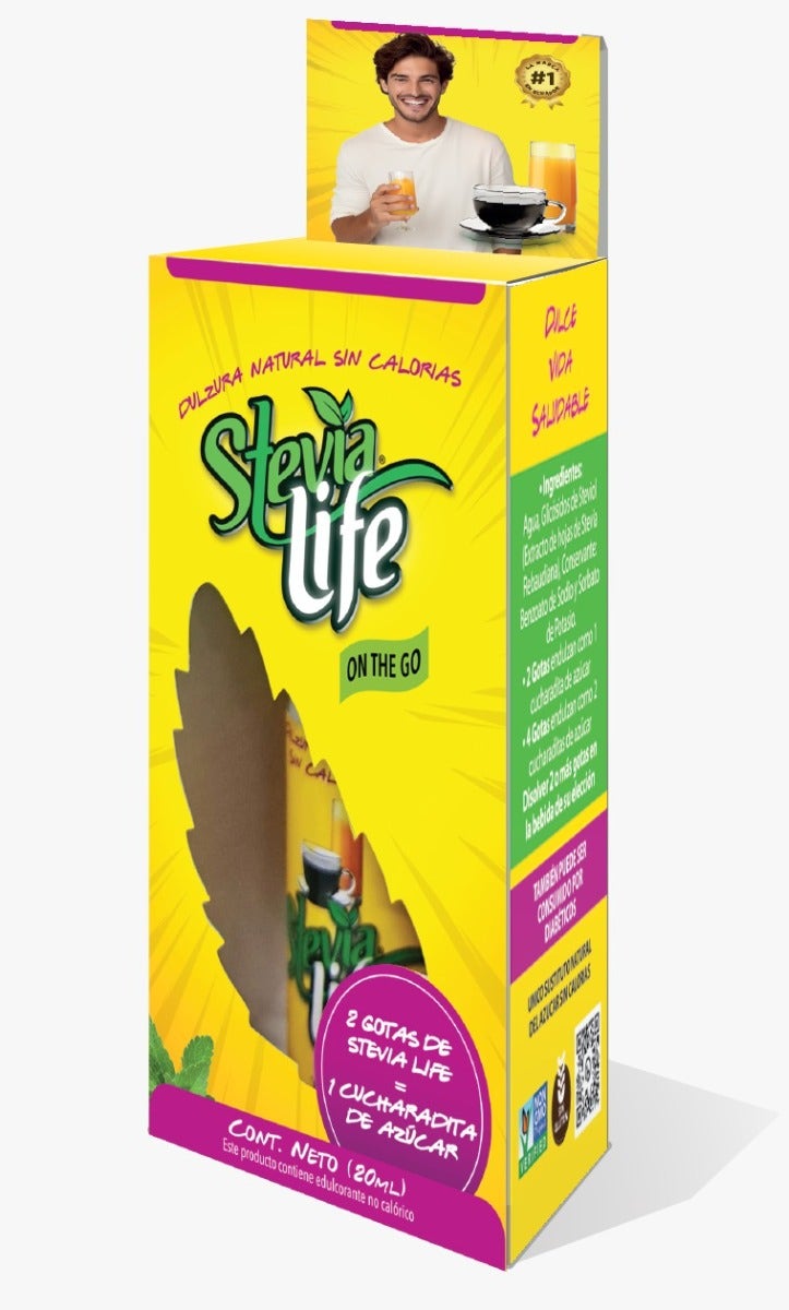 ENDULZANTE STEVIA LIQUIDA ON THE GO 20ML