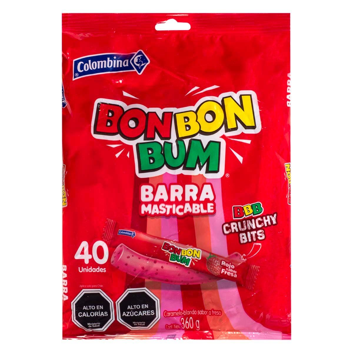 CARAMELOS MASTICABLES BON BON BUM 360G