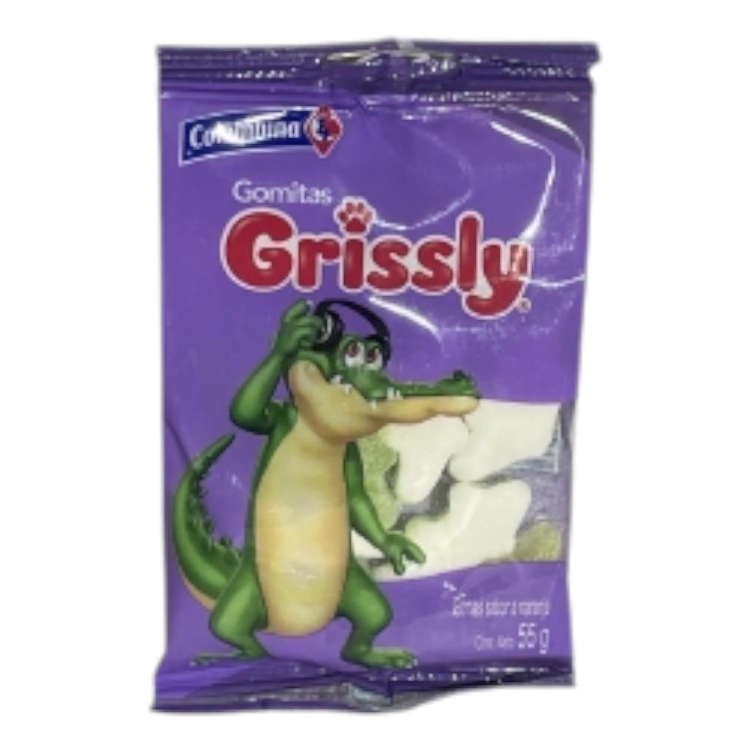 GOMITAS GRISSLY SNACK COCODRILO 55G