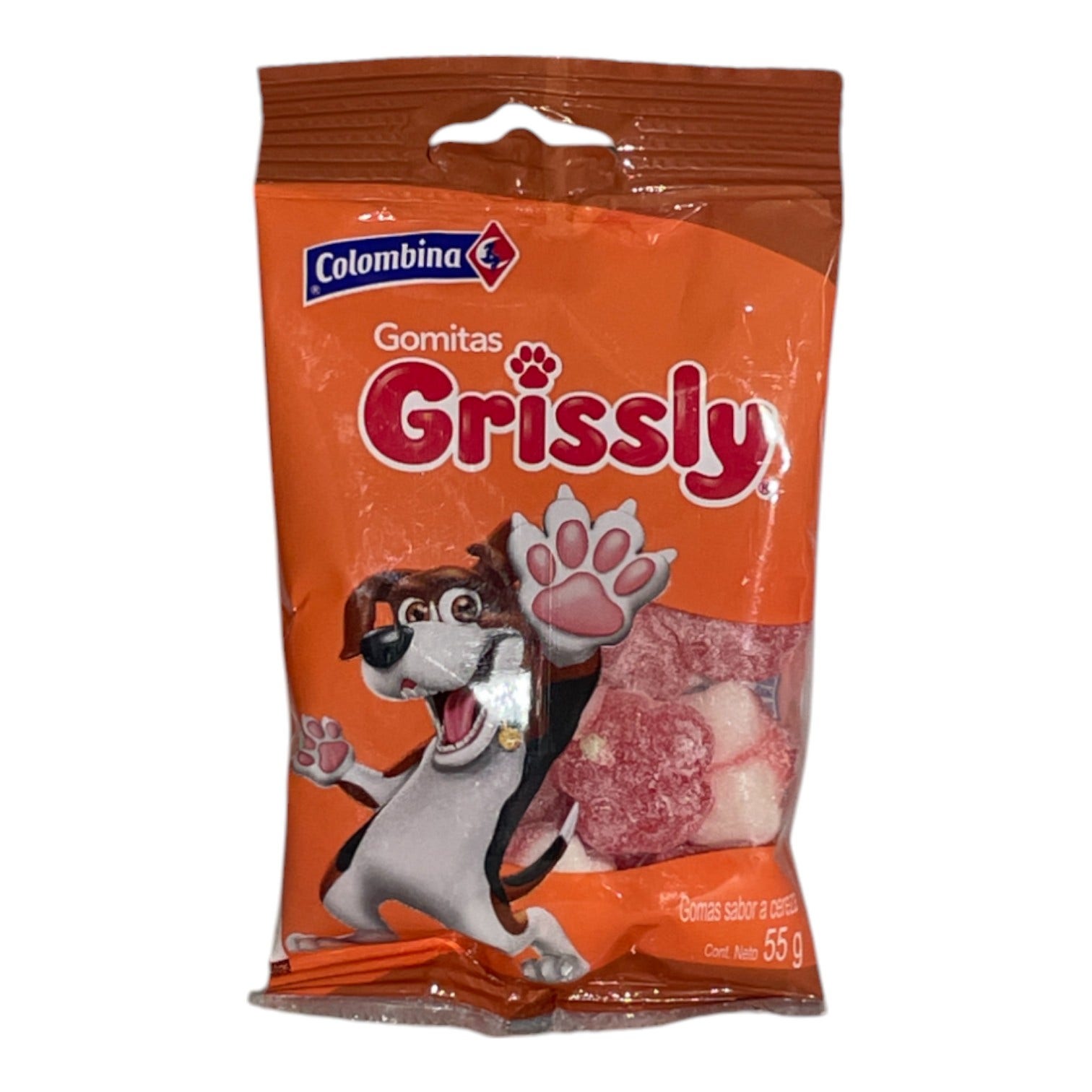 GOMITAS GRISSLY SNACK HUELLITAS 55G
