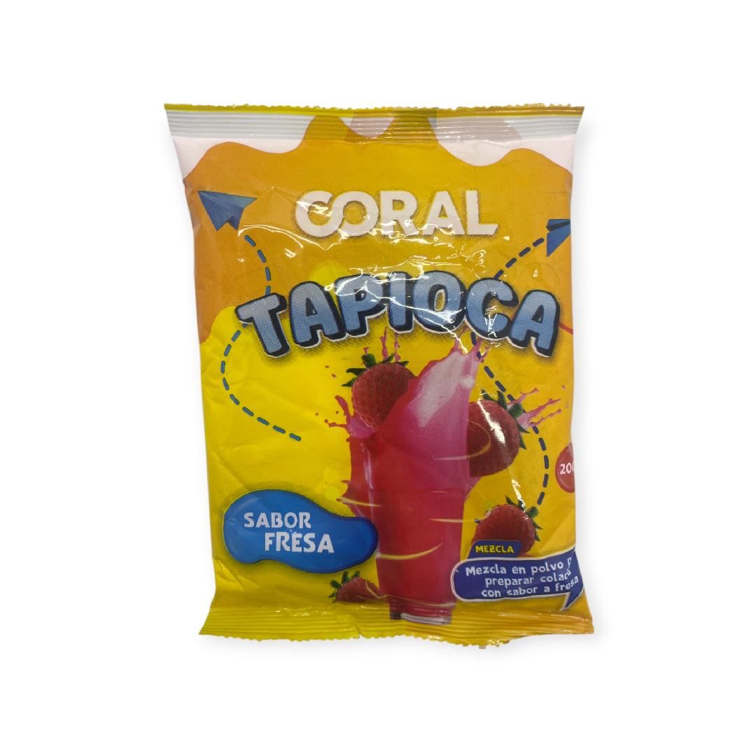 TAPIOCA DE FRESA CORAL 200GR