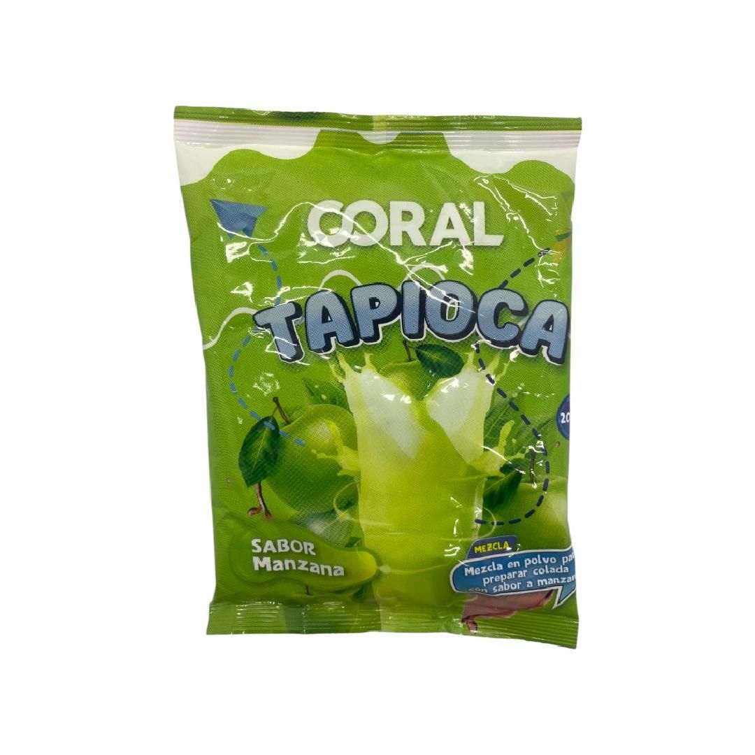 TAPIOCA CORAL SABOR MANZANA