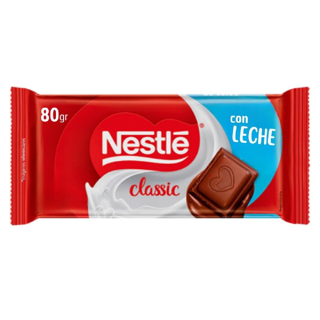 CHOCOLATE CLASSIC CON LECHE 80G