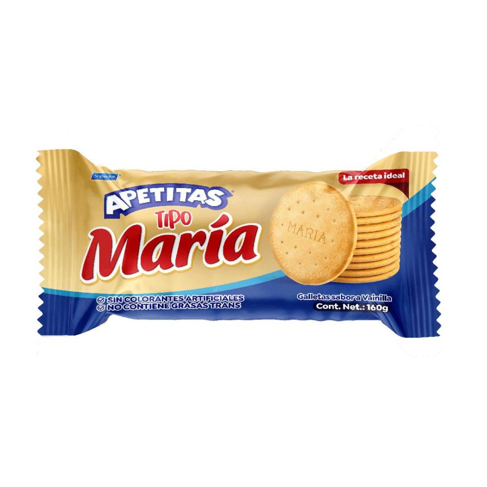 GALLETA TIPO MARIA APETITAS 160G