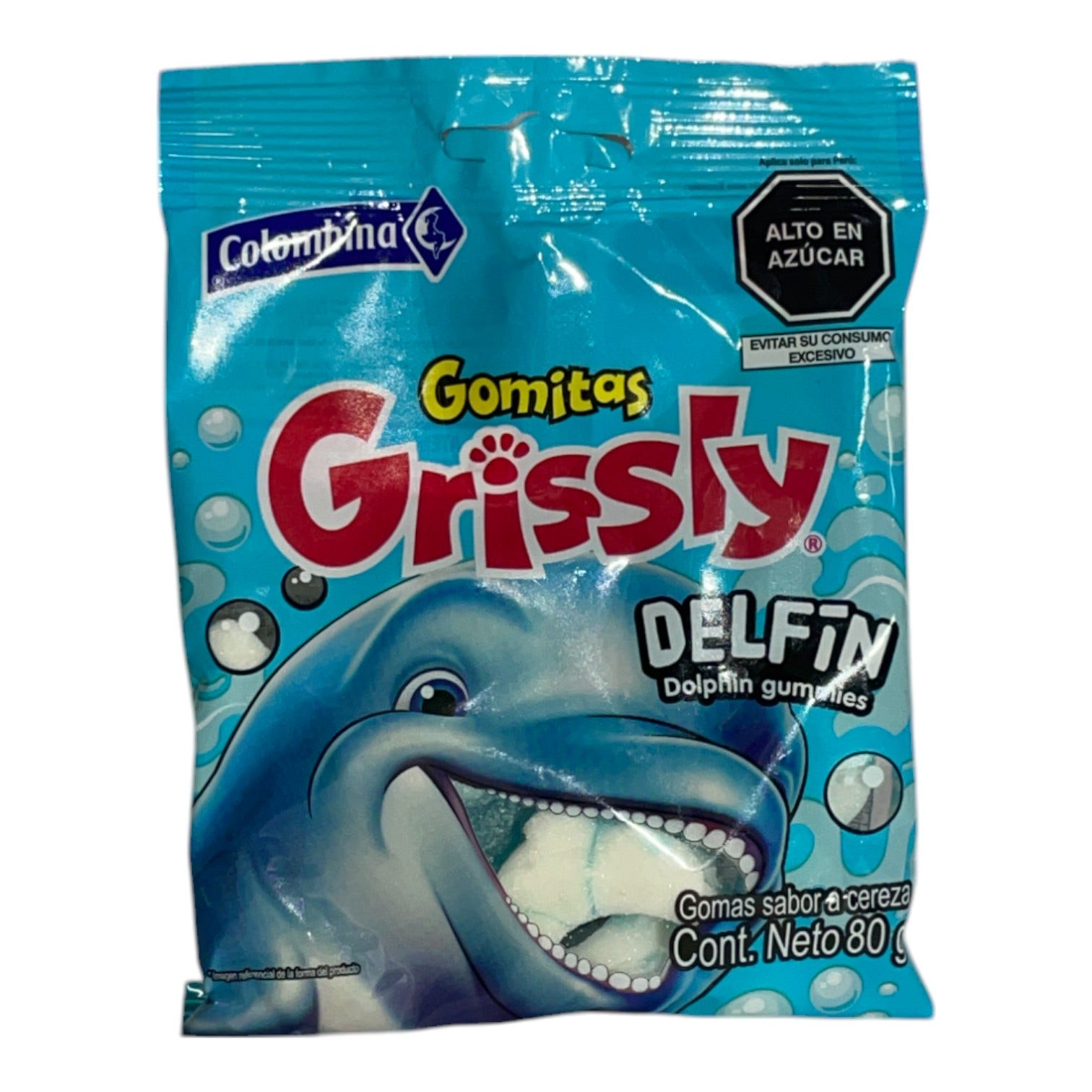 GOMAS GRISSLY DELFIN FUNDA 80G