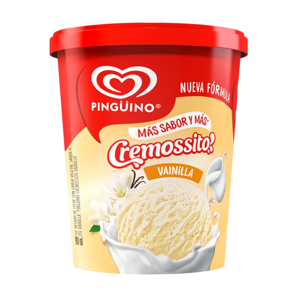 HELADO PINGUINO CREMOSSITO VAINILLA 900M