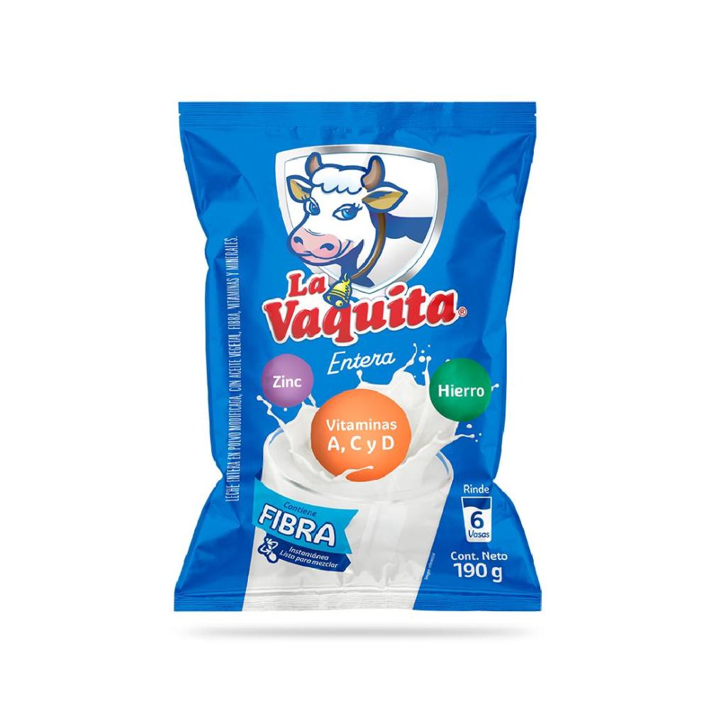 LECHE LA VAQUITA ENTERA INSTANTANE 90G