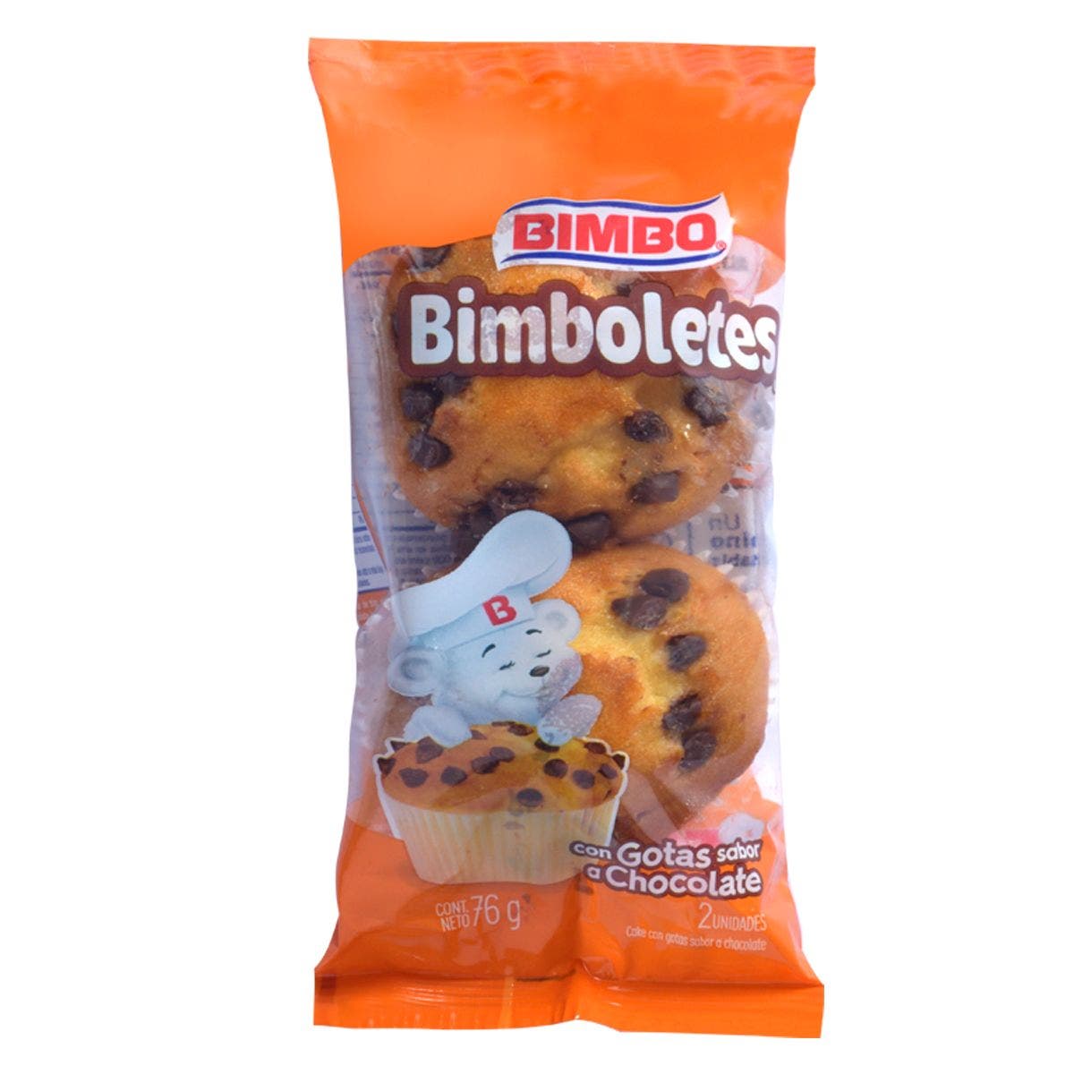 BIMBOLETES GOTAS DE CHOCOLATE 1P 76G