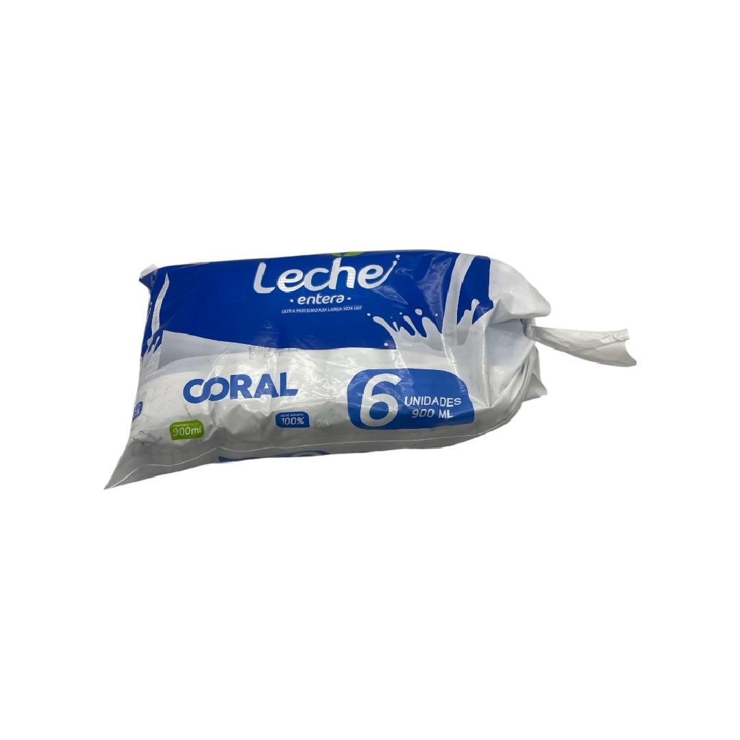 LECHE ENTERA 6PACK UHT CORAL
