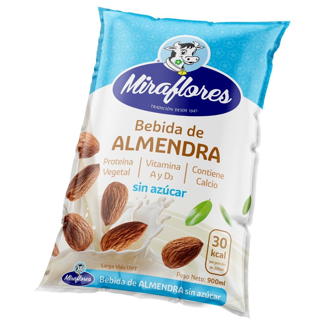 BEBIDA DE ALMENDRA S/A FUNDA 900ML