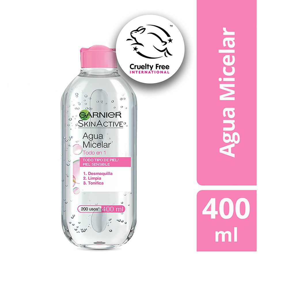 AGUA MICELAR TODO EN 1 GARNIER 400ML