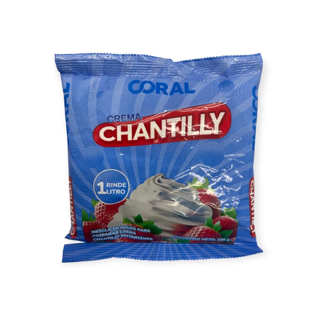CHANTILLY EN POLVO CORAL 100G