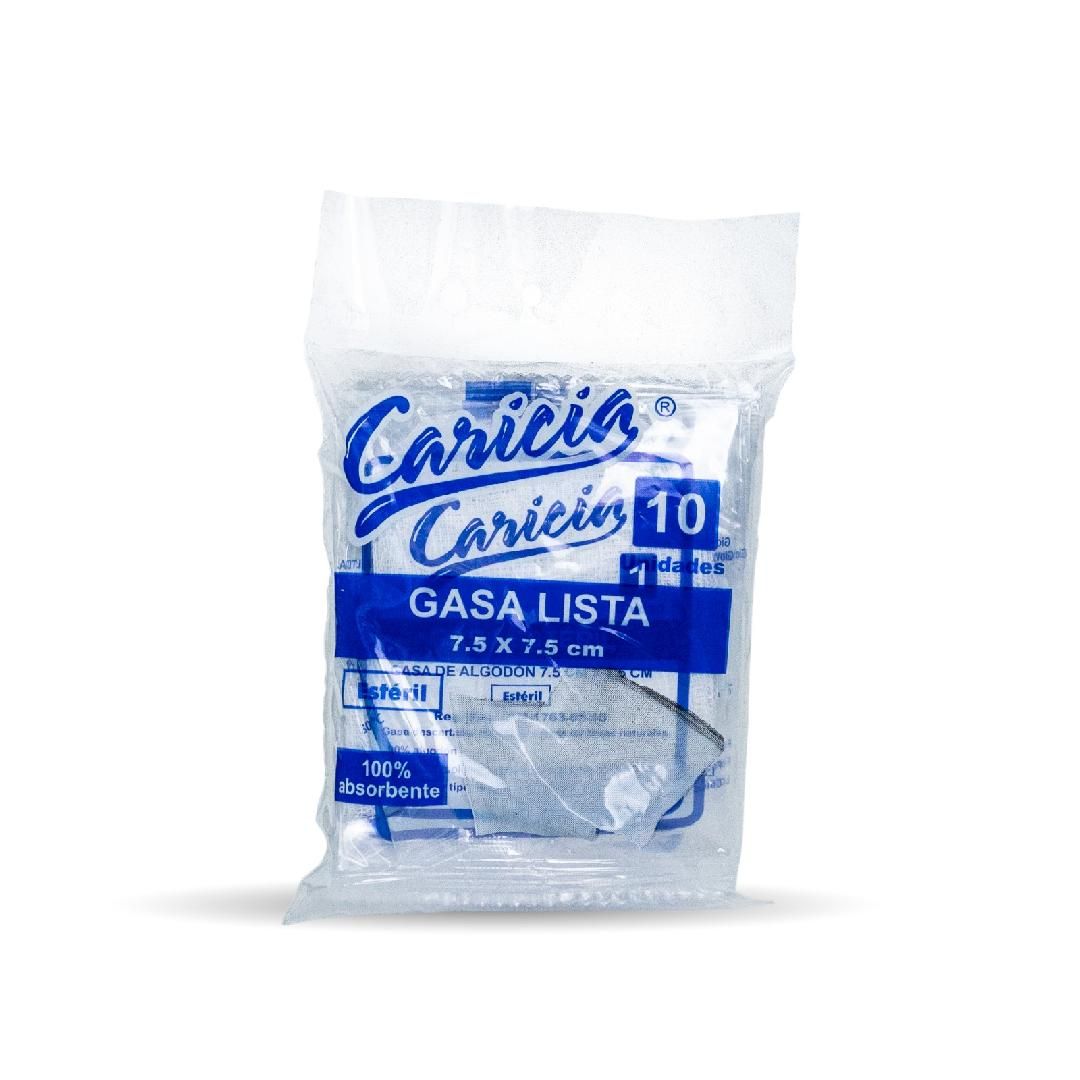GASA LISTA CARICIA 7.5X7.5CM X10U