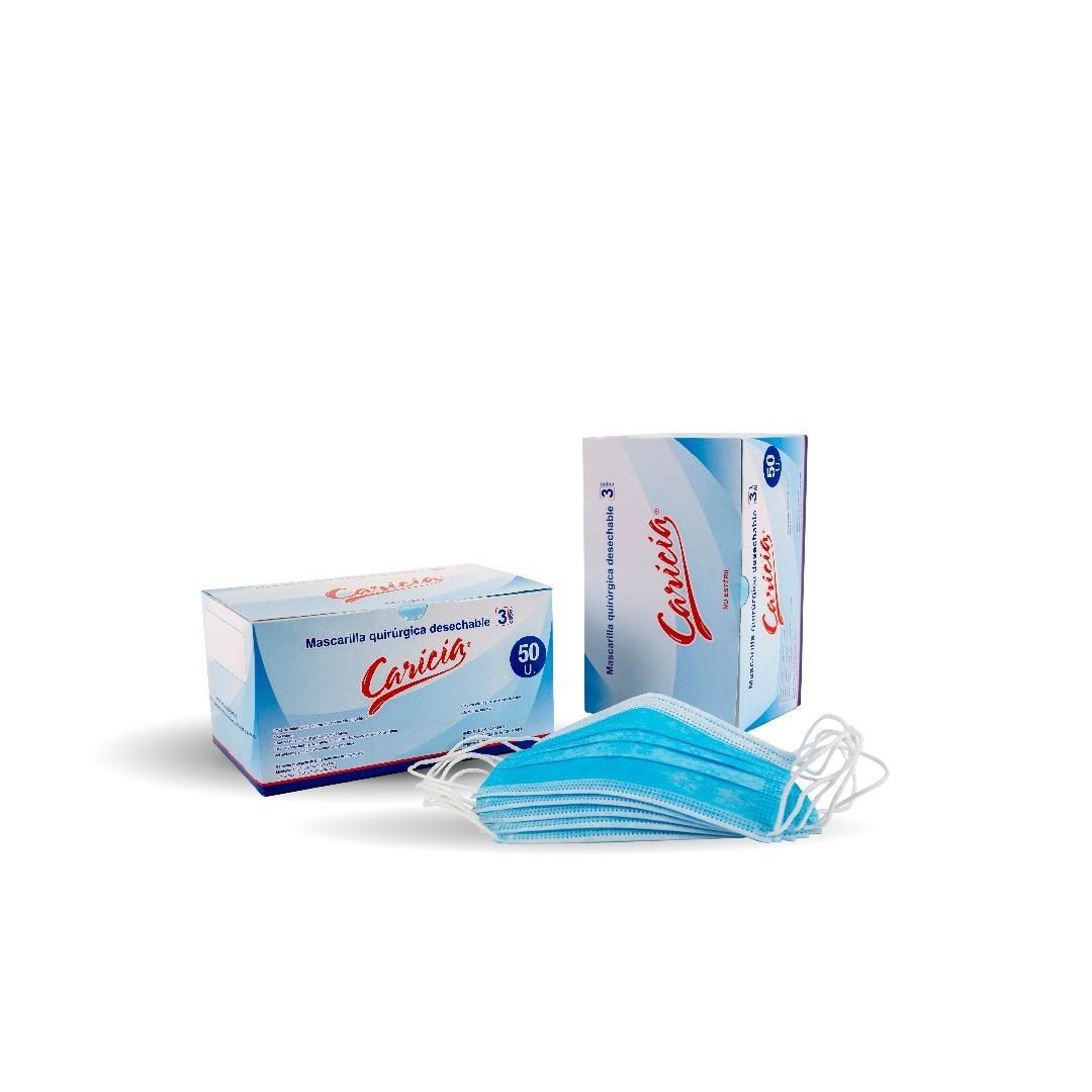 MASCARILLA QUIRURGICA X50U CARICIA