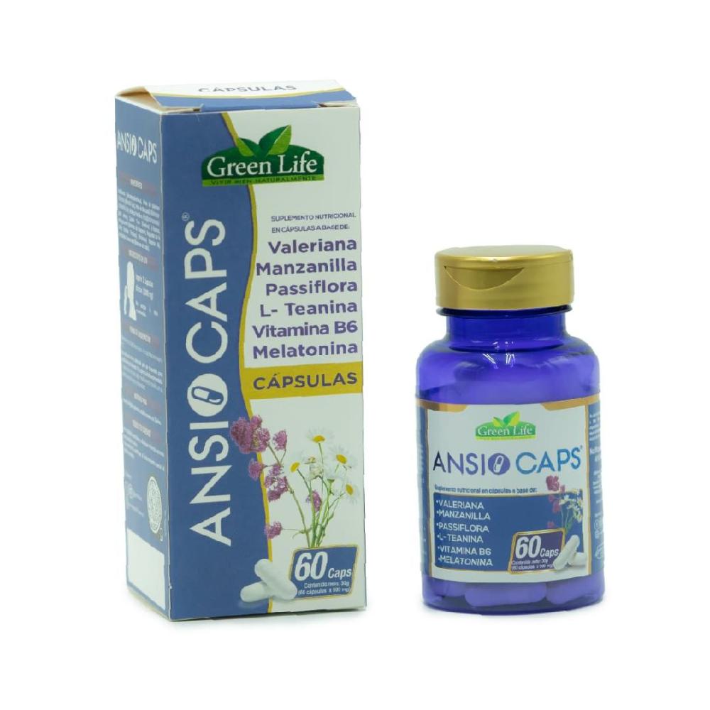 ANSIOCAP CAPSULAS GREEN LIFE X 60