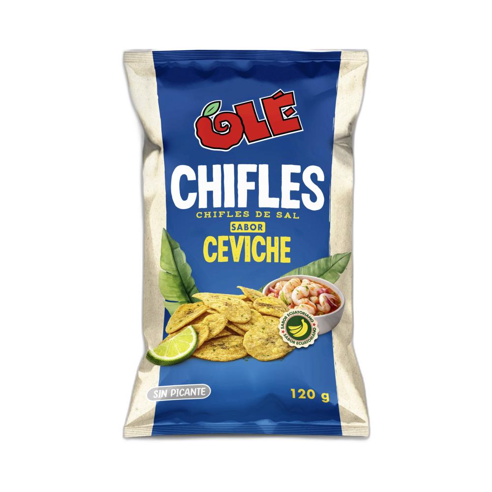 OLE CHIFLES SABOR CEVICHE 120G