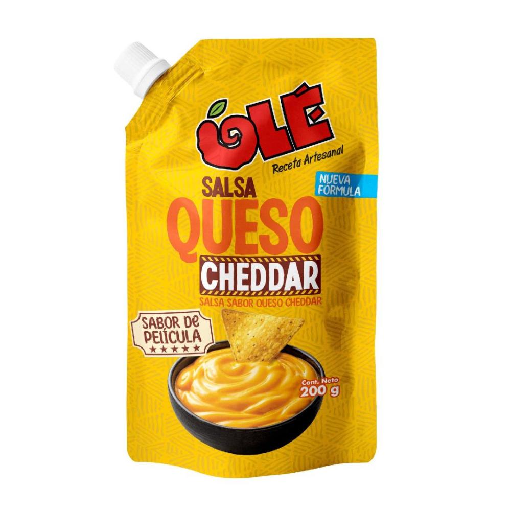 OLE SALSA QUESO CHEDDAR 200G