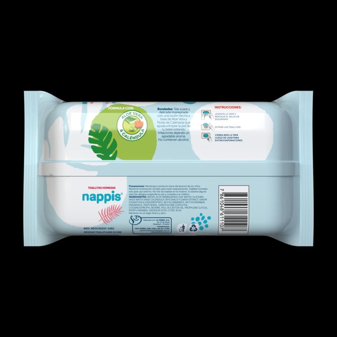 TOALLAS HUMEDAS NAPPIS FISHERPRICE X100 - Imagen 3