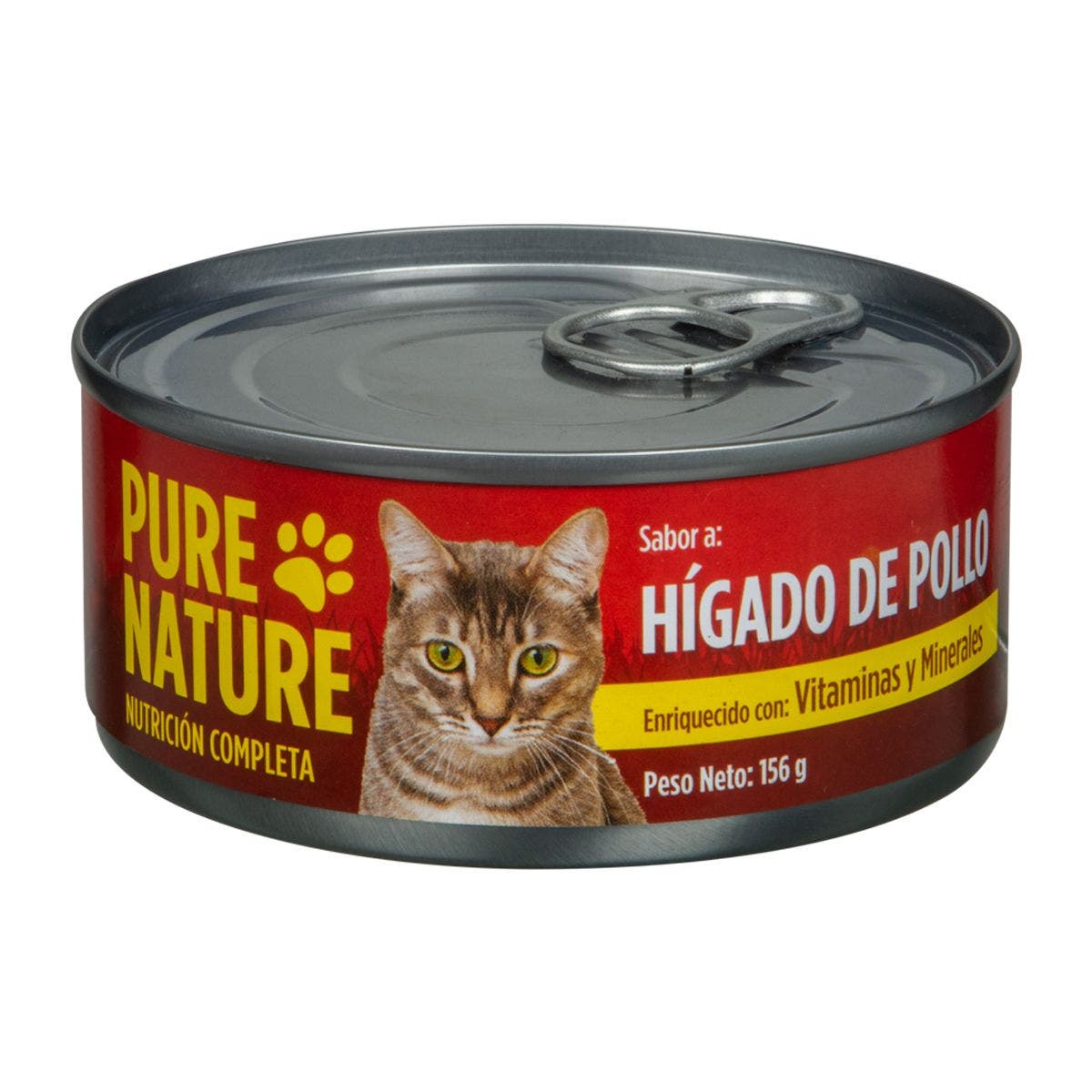 PURE NATURE GATOS ATUN POLLO 156G