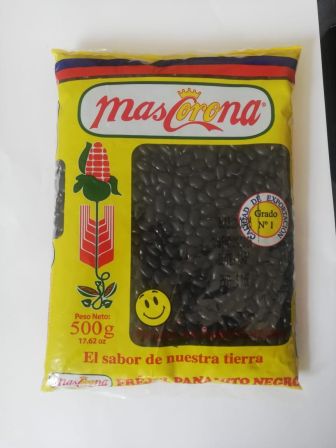 FREJOL PANAMITO NEGRO MAS CORONA 500G
