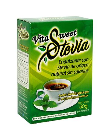 EDULCORANTE VITASWEET STEVIA CAJA X50 SO