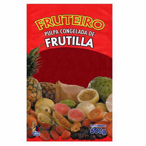 PULPA DE FRUTILLA CONGELADA FRUTEIRO 500