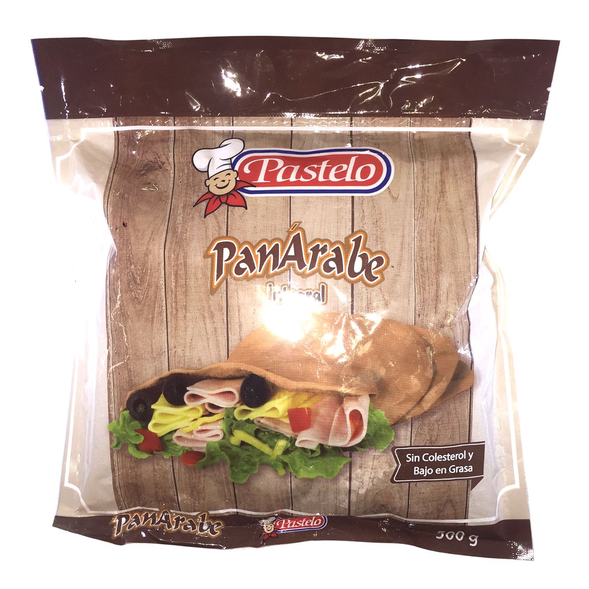 PAN ARABE INTEGRAL PASTELO 500G