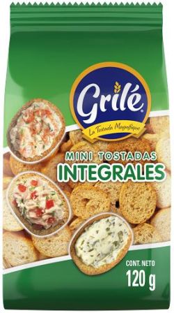 GRILE MINI TOSTADAS INTEGRALES 120G