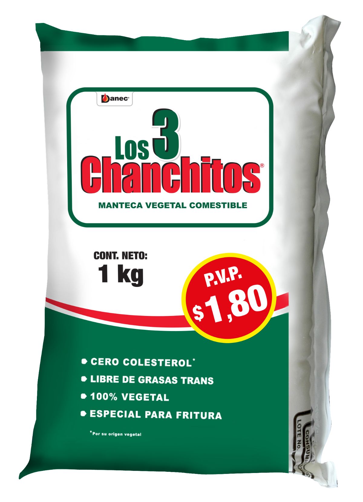 MANTECA TRES CHANCHITOS 1KG