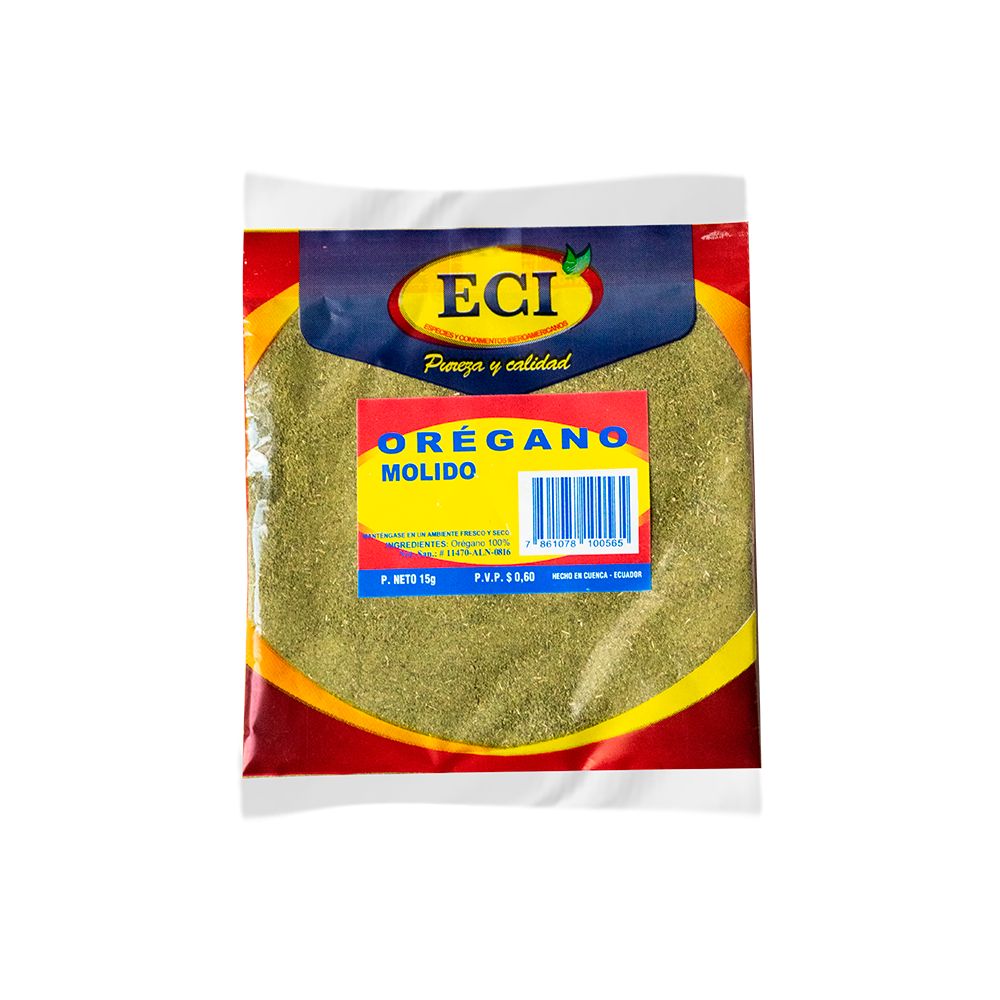 OREGANO MOLIDO ECI 15G