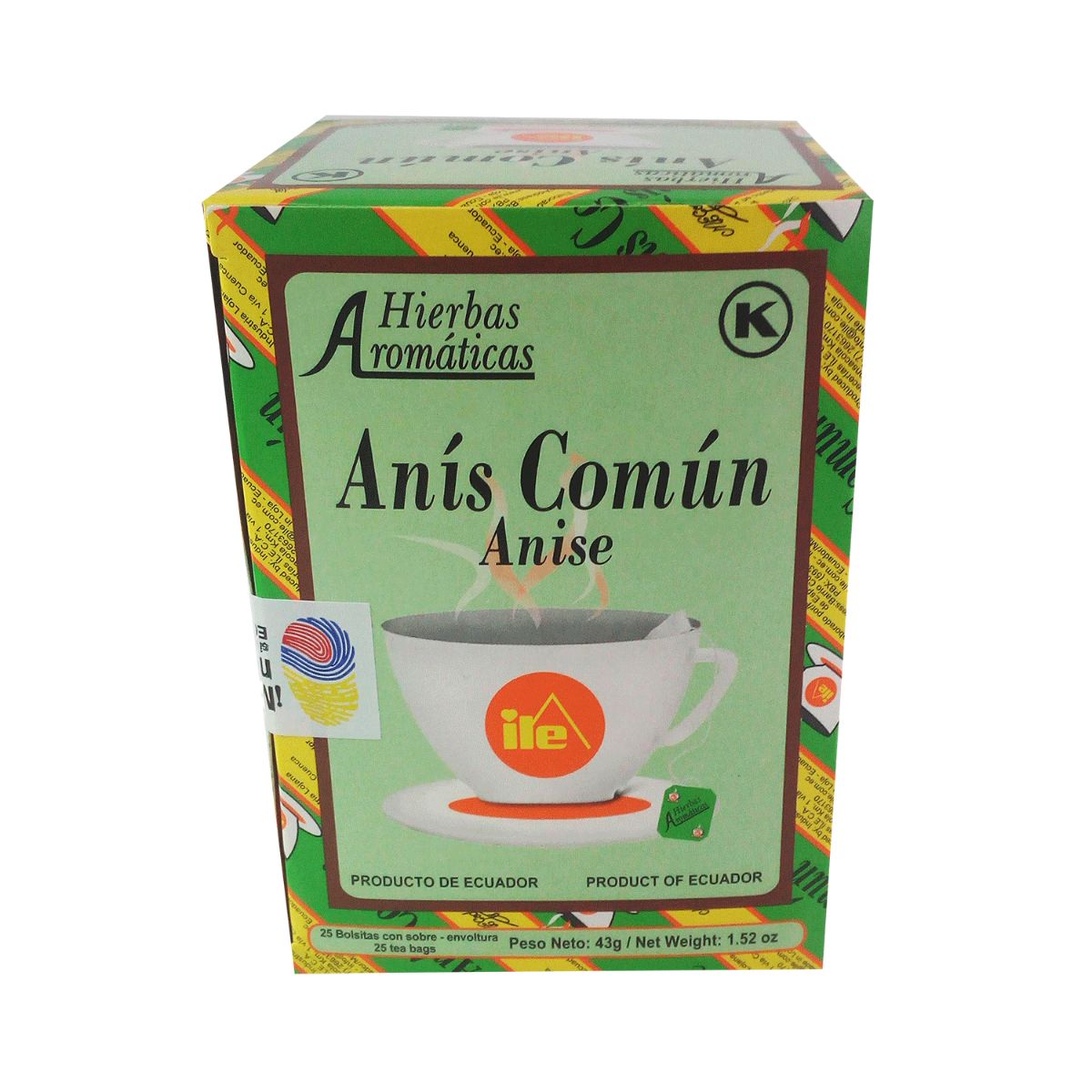 ANIS COMUN AUTOFILTRANTE DISPLAY X 25 SOBRES
