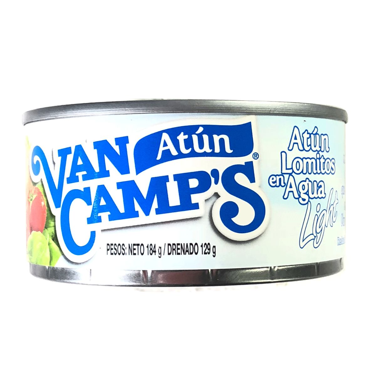 ATUN ETIQ.BLANCA A/F LIGHT 184GR VANCAMP
