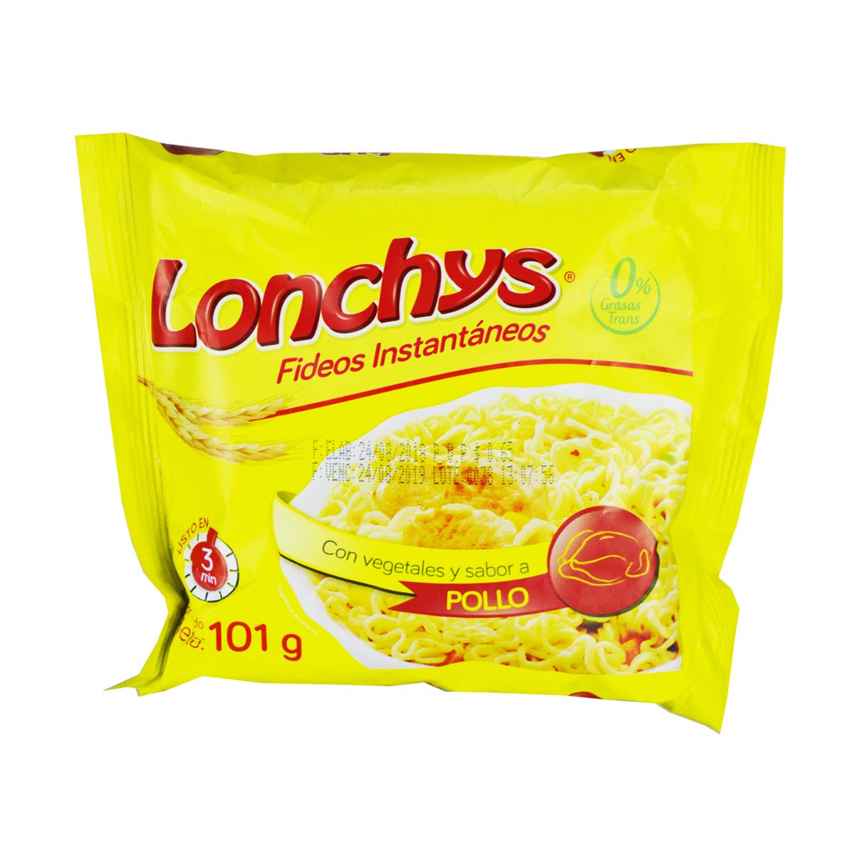FIDEOS LONCHYS FUNDA POLLO 100G