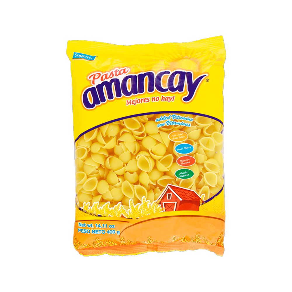 FIDEO CARACOL CODO 400G