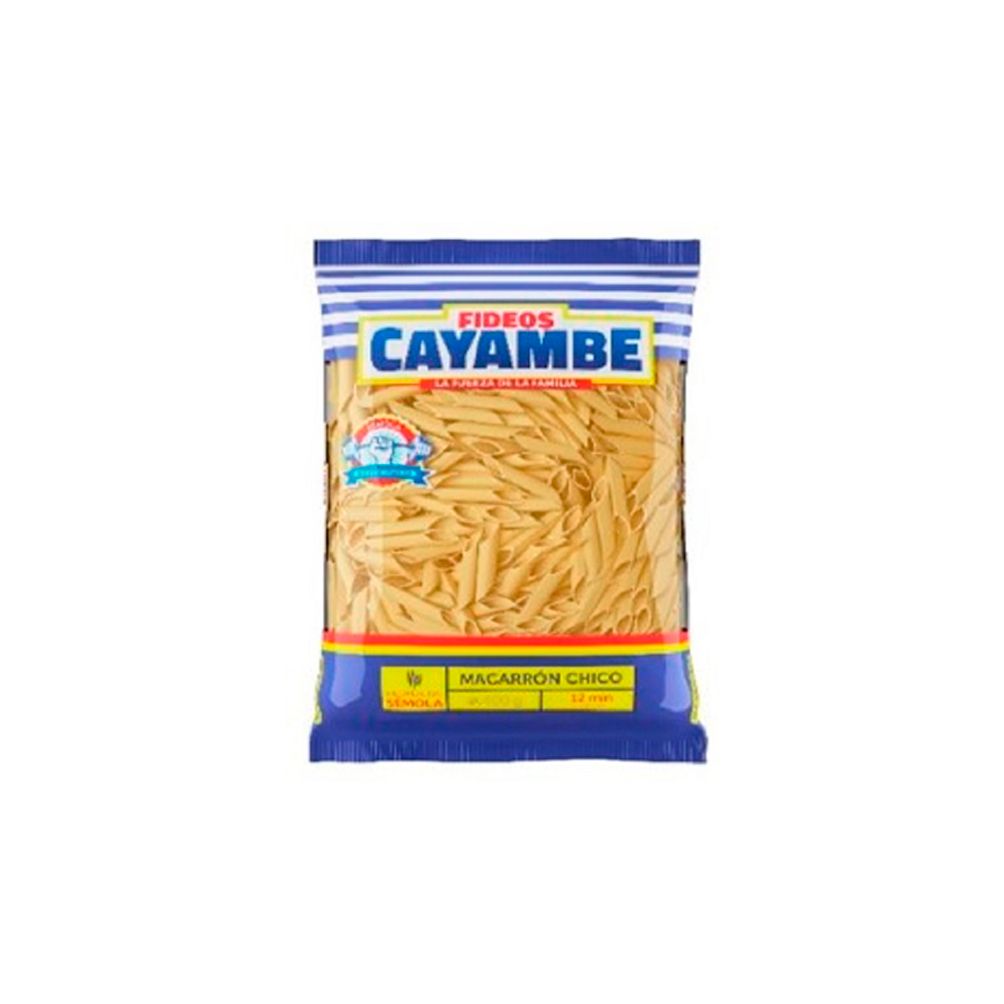 FIDEO MACARRON CHICO AMARILLO CAYAMBE 40