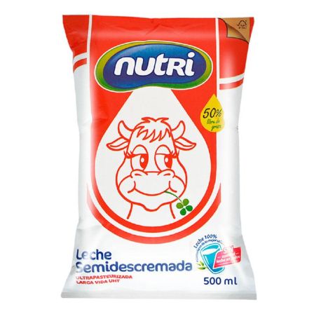 LECHE SEMIDESCREMADA TETRAFINO 500ML