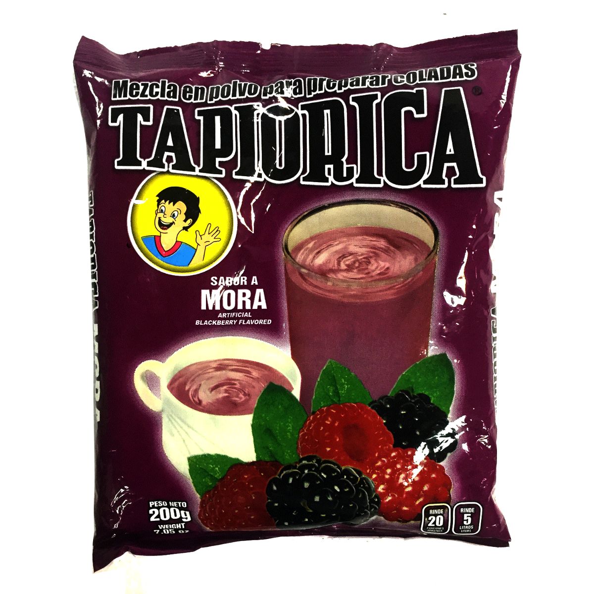 MEZCLA EN POLVO TAPIORICA MORA 200G