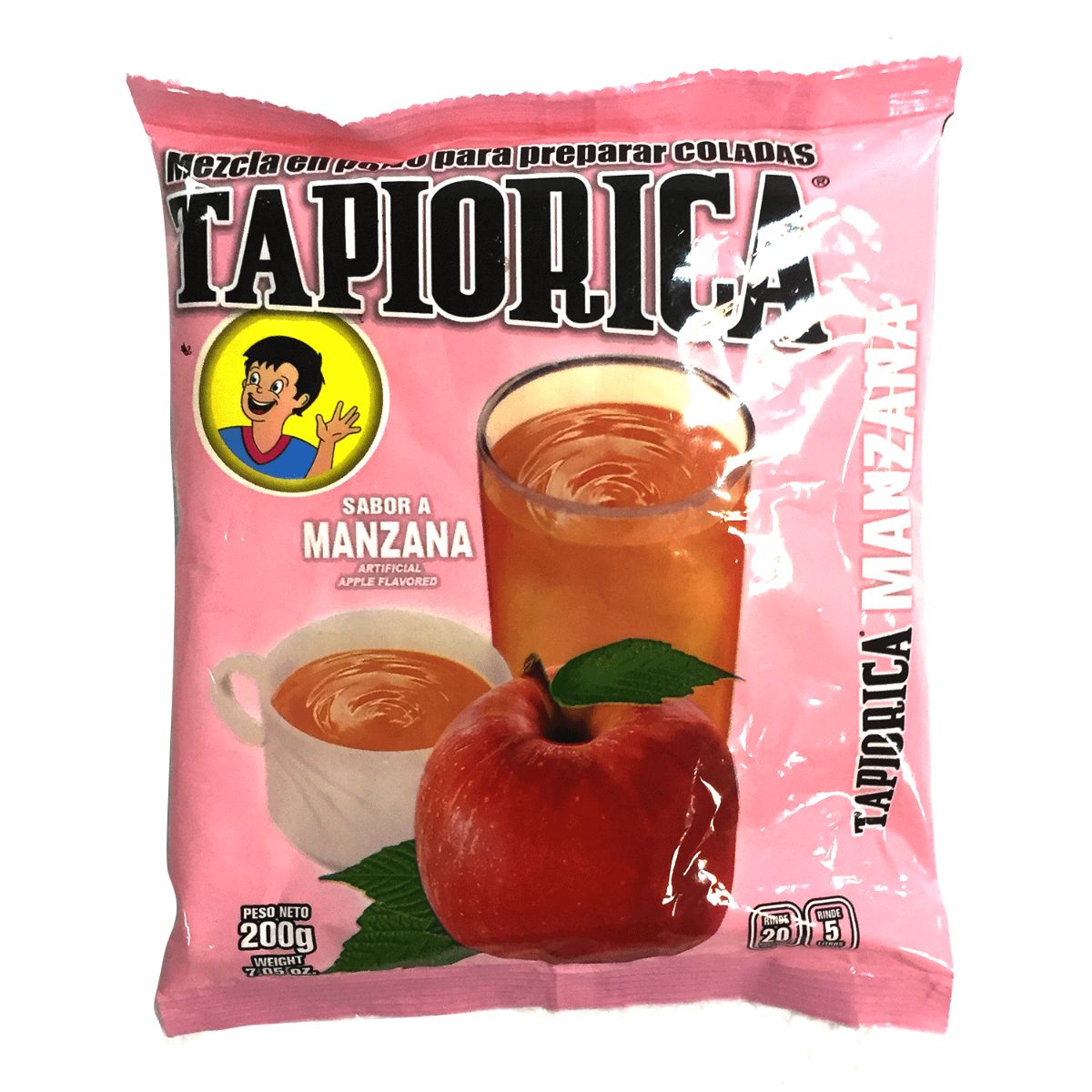 MEZCLA EN POLVO TAPIORICA MANZANA 200G