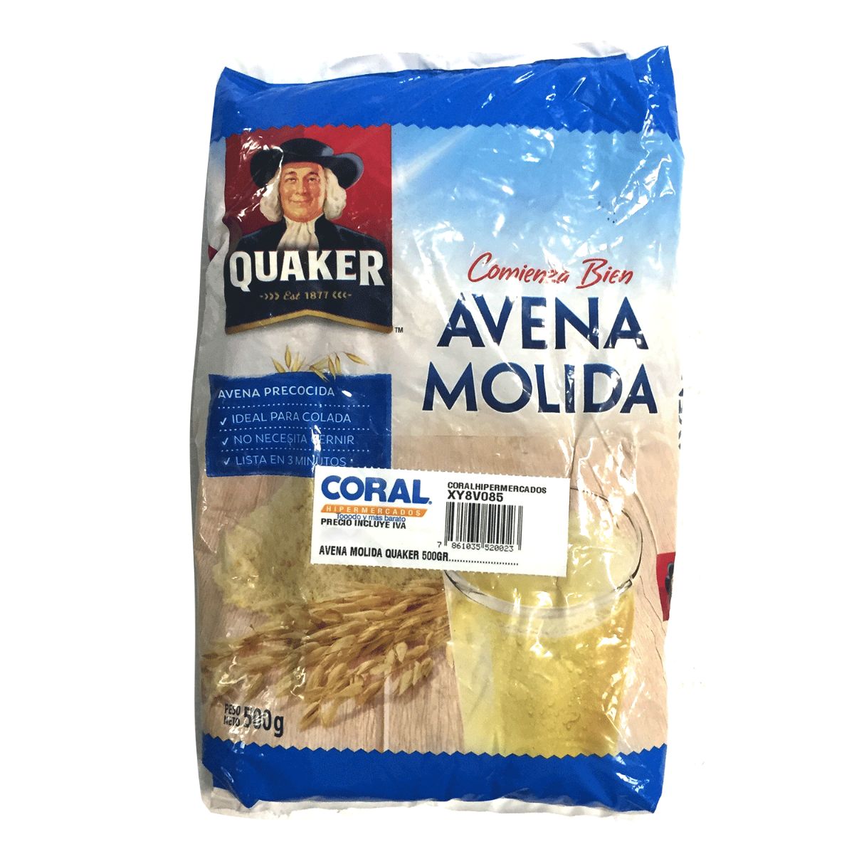 AVENA MOLIDA QUAKER 500G