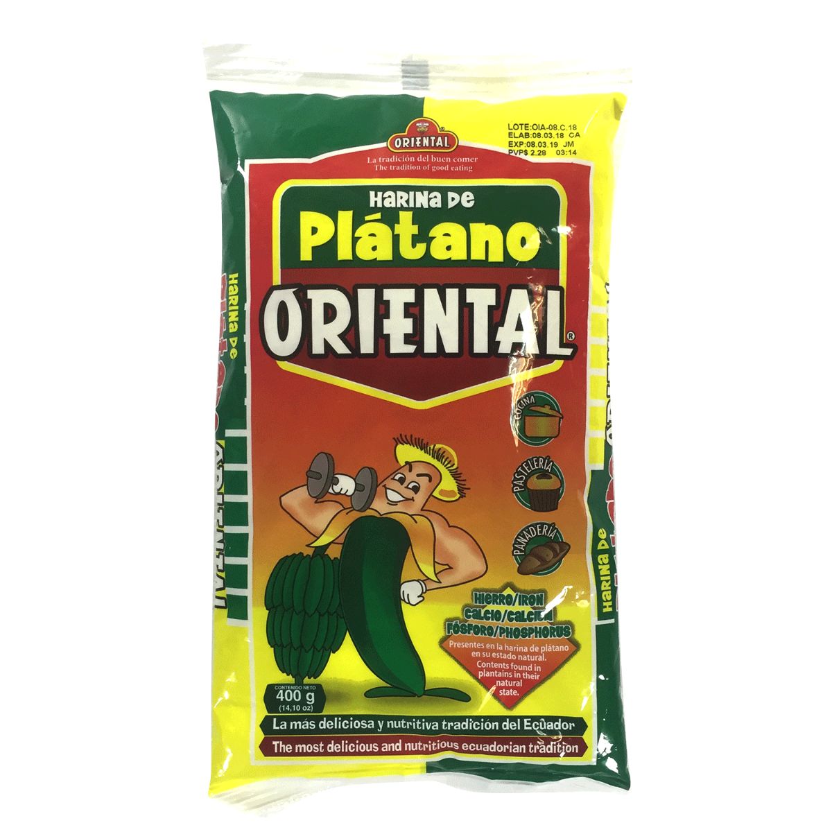 HARINA DE PLATANO ORIENTAL 400G