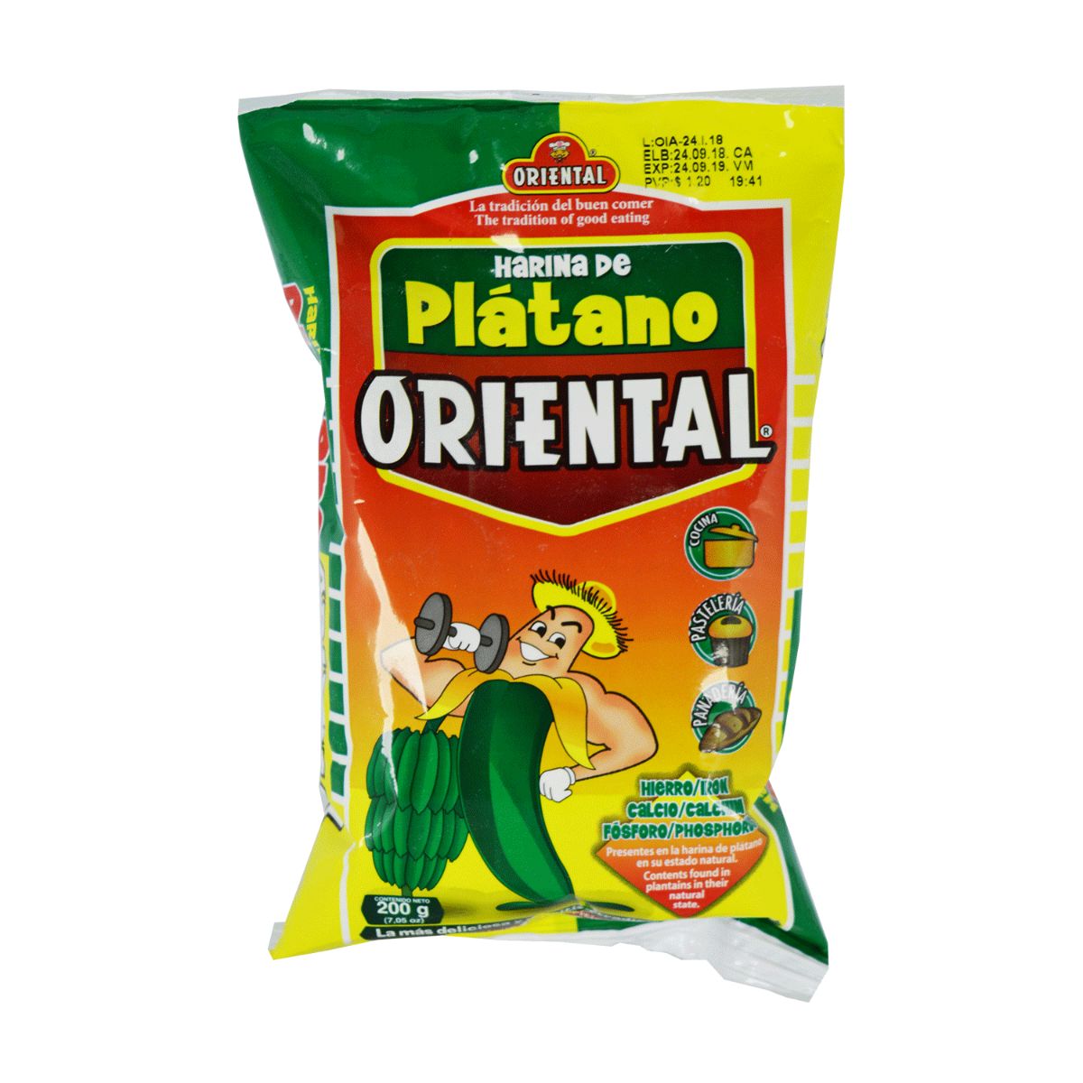 HARINA DE PLATANO ORIENTAL 200G