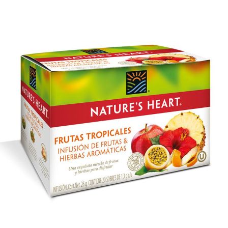 TE FRUTAS TROPICALES NATURES HEART 26G