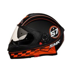 SMK Twister Blade MA276 Full Face Helmet with Scratch & UV Resistant Visor