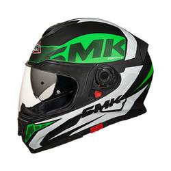 SMK Twister Logo MA281 Full Face Helmet with Premium PINLOCKÂ® Antifog Visor