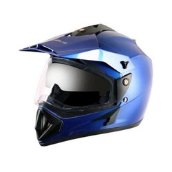 Vega Off Road D/V Matt Blue Full Face Size M Motorsports Helmet