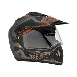 Vega Off Road D/V Secret Dull Anthracite Black Full FaceSize L Motorsports Helmet