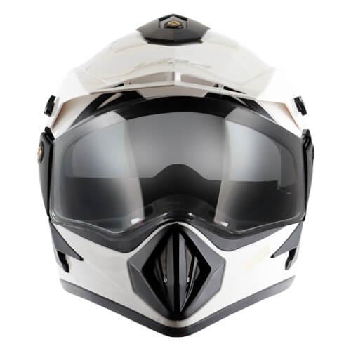 Vega Off Road D/V  White Full Face Size L Motorsports Helmet