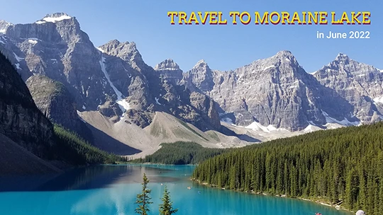 Travel to Moraine Lake in Canada 🤯