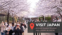 Visit Japan during Hanami holiday and cherry blossom