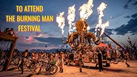 To attend the Burning man festival in 2022